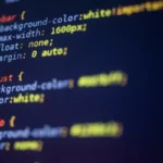 Imagem mostrando um trecho de código css