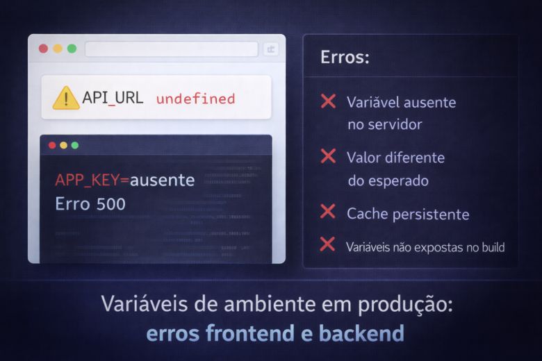 Variáveis de ambiente em produção
